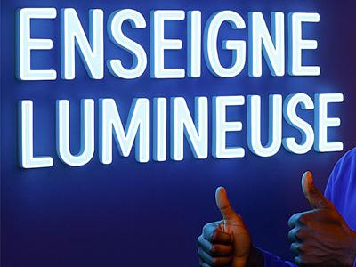 Lettrage et Enseigne